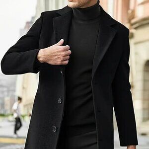 Classic Single Breasted Trench Coat